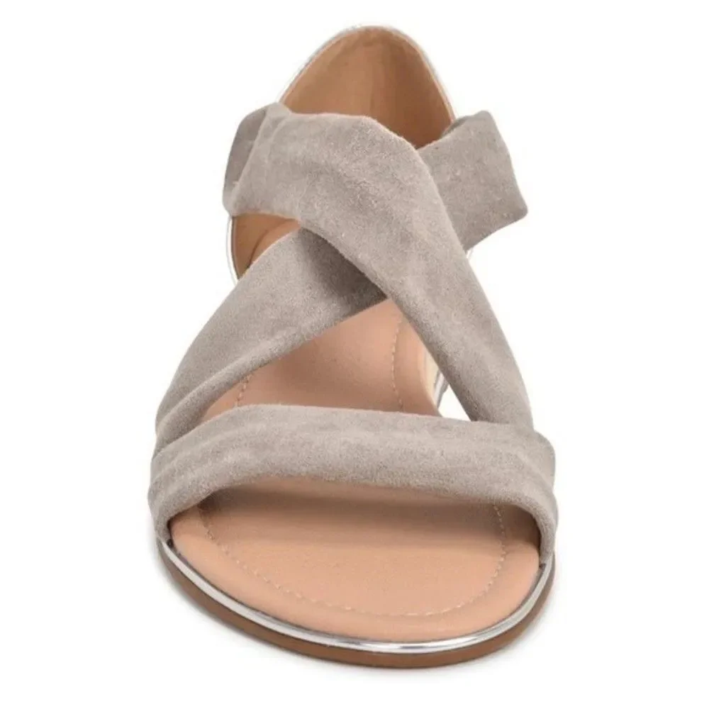 Vintage Havana Pia Light Gray Sandal 7.5 NWT